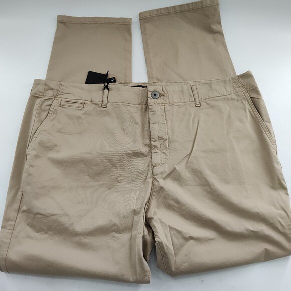 PAIGE Danford Stretch Sateen Chinos Size 42Wx32L KhakiP#24@CMK